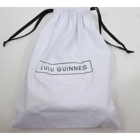 New Lulu Guinness bag pearl leather QUEENIE handbag pink studded - Picture 4 of 13